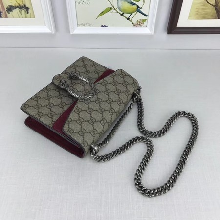 Gucci Mini Dionysus GG Canvas Shoulder Bag 421970 Wine Gucci Mini Dionysus GG Canvas Shoulder Bag 421970 Wine