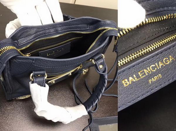 Balenciaga Giant City Gold Studs Handbag B084335 Blue Balenciaga Giant City Gold Studs Handbag B084335 Blue