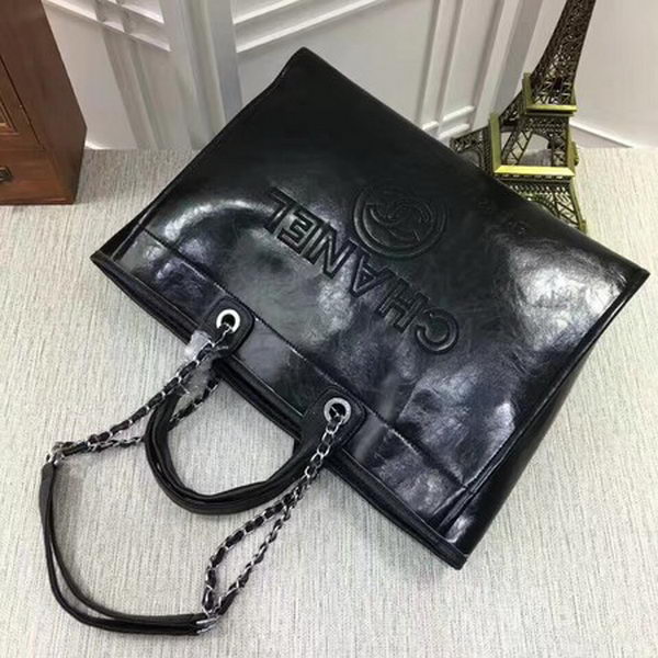 Chanel Tote Bag Calfskin Leather CHA3626 Black Chanel Tote Bag Calfskin Leather CHA3626 Black