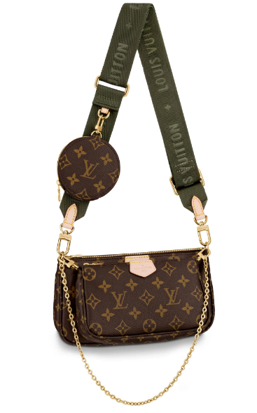 Louis Vuitton Monogram Canvas Original Leather M44823 Blackish green Louis Vuitton Monogram Canvas Original Leather M44823 Blackish green