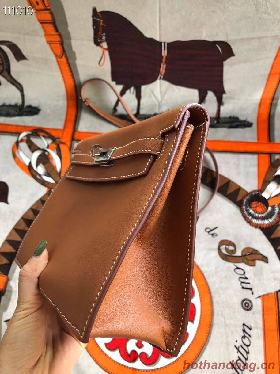 Hermes Kelly Danse Original Leather 22CM KL22 Brown Hermes Kelly Danse Original Leather 22CM KL22 Brown