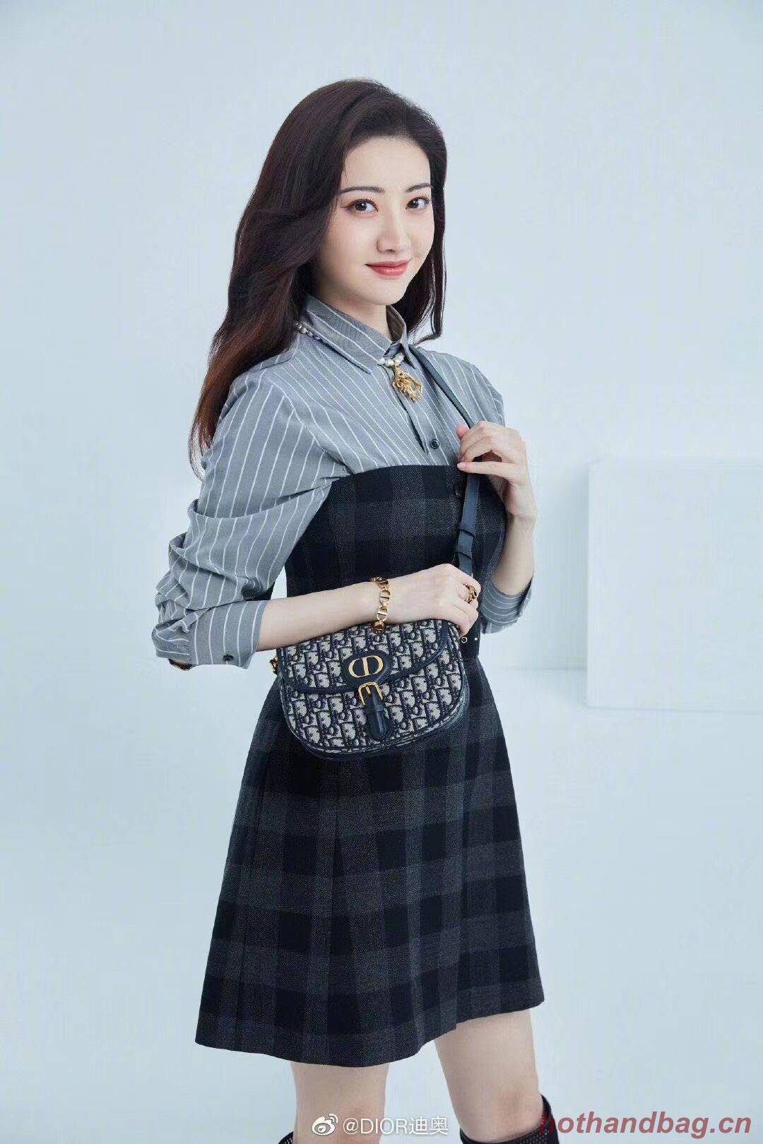 SMALL DIOR BOBBY BAG Blue Dior Oblique Jacquard M9317 SMALL DIOR BOBBY BAG Blue Dior Oblique Jacquard M9317