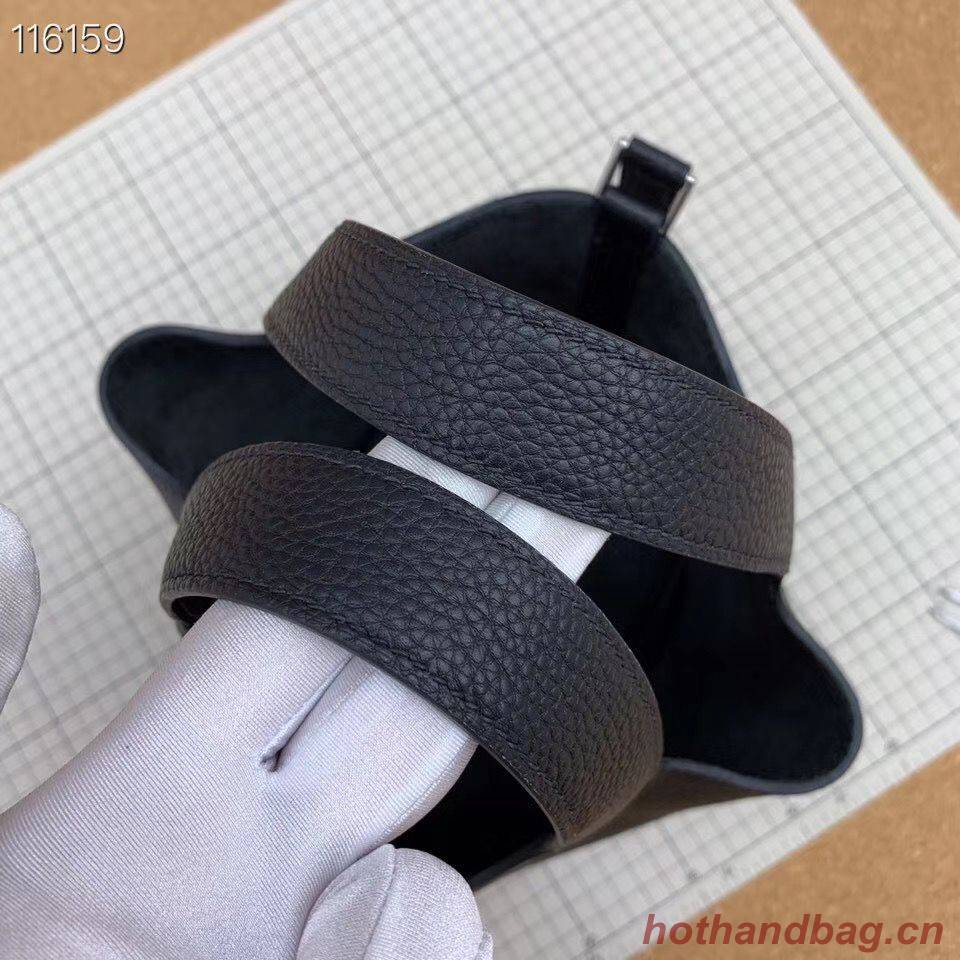 Hermes Picotin Lock 22cm Bags Original Litchi Leather HPL1048 Black Hermes Picotin Lock 22cm Bags Original Litchi Leather HPL1048 Black