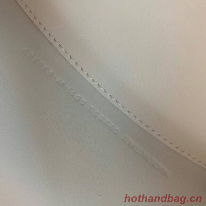 Balenciaga Hourglass XS Top Handle Bag shiny box calfskin 28331 white Balenciaga Hourglass XS Top Handle Bag shiny box calfskin 28331 white