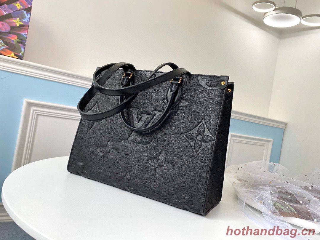 Louis Vuitton ONTHEGO Original Leather Medium Bag M45040 Black Louis Vuitton ONTHEGO Original Leather Medium Bag M45040 Black