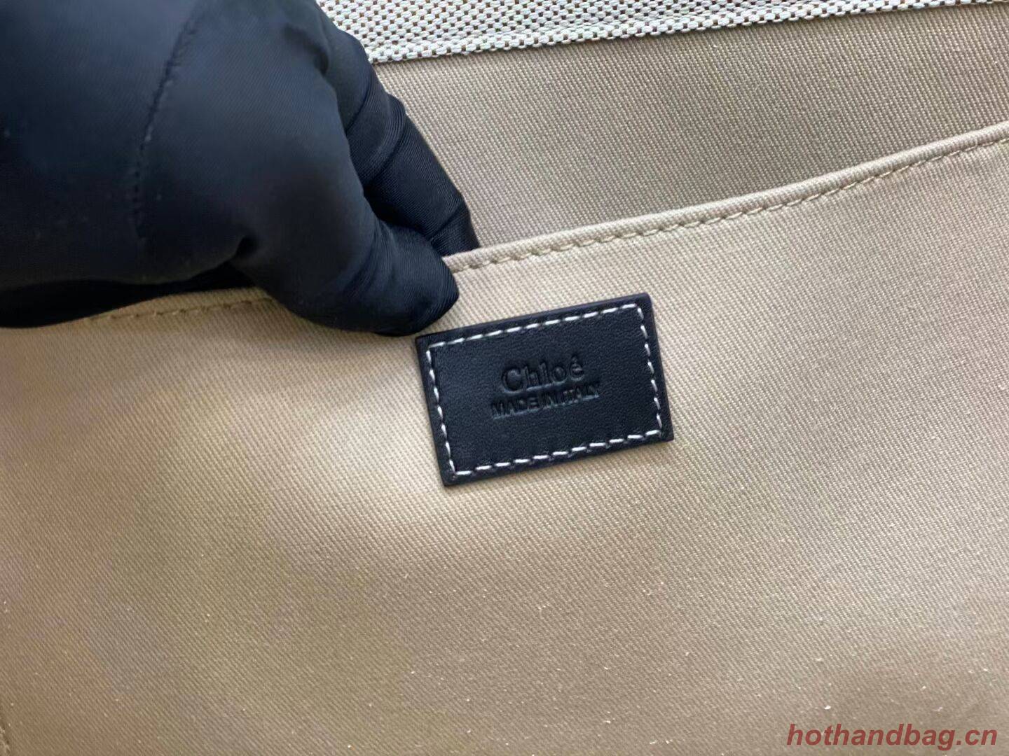 Chloe Cloth & leather 6C025 black Chloe Cloth & leather 6C025 black