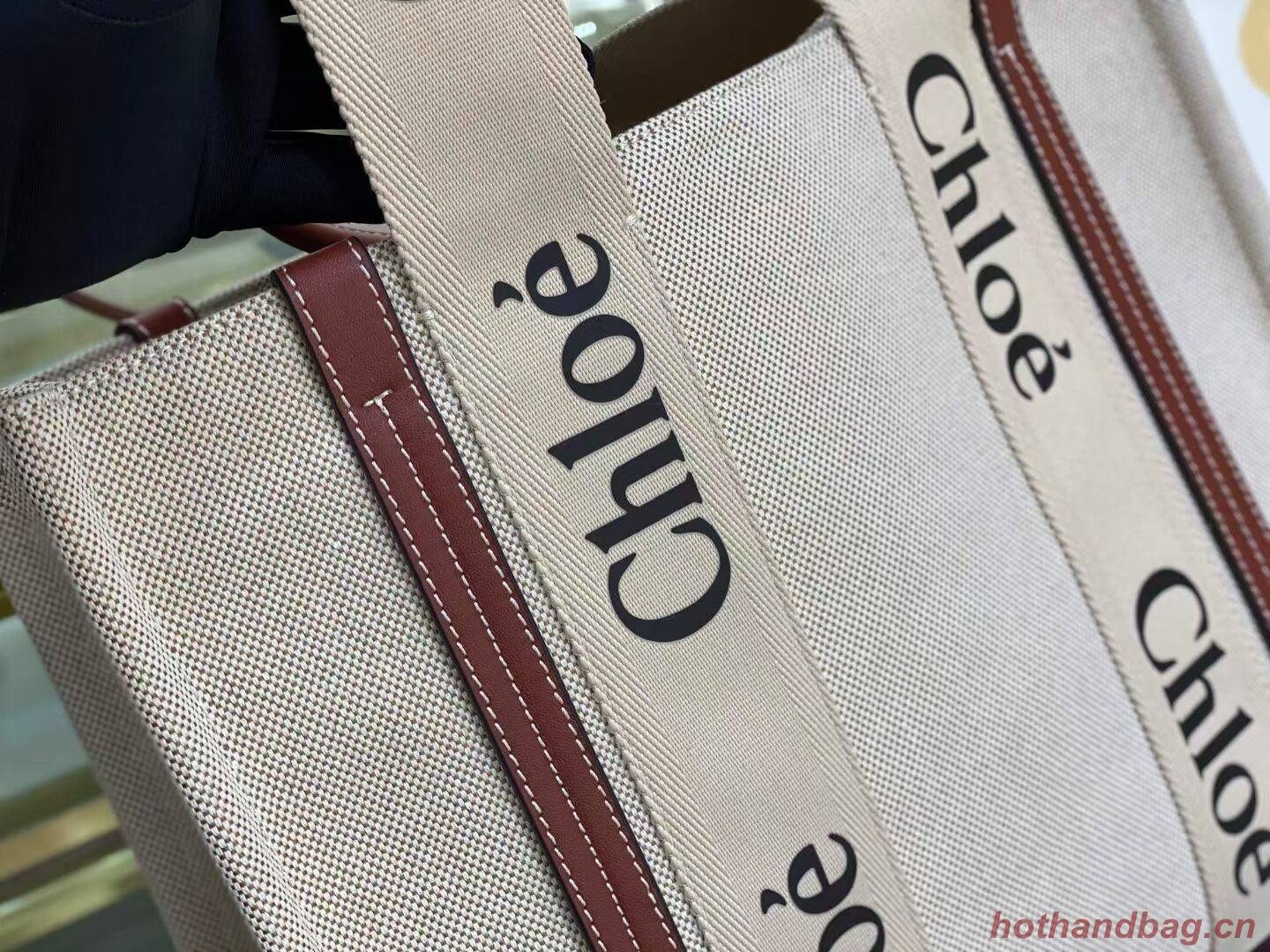 Chloe Cloth & leather 6C026 brown Chloe Cloth & leather 6C026 brown
