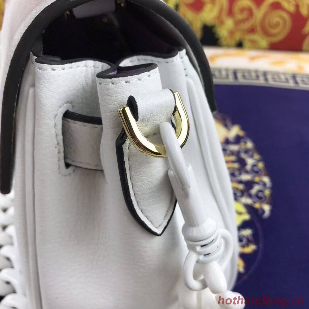 Versace Original Calfskin Leather Bag FS1040 white Versace Original Calfskin Leather Bag FS1040 white