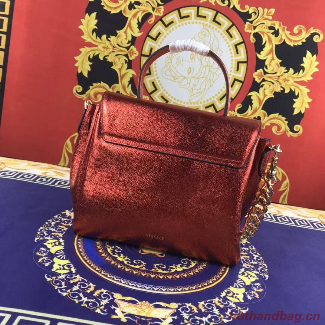 Versace Original medium Calfskin Leather Bag FS1041 red Versace Original medium Calfskin Leather Bag FS1041 red