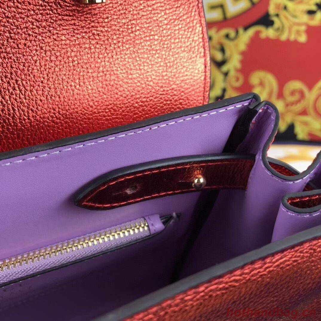 Versace Original medium Calfskin Leather Bag FS1041 red Versace Original medium Calfskin Leather Bag FS1041 red