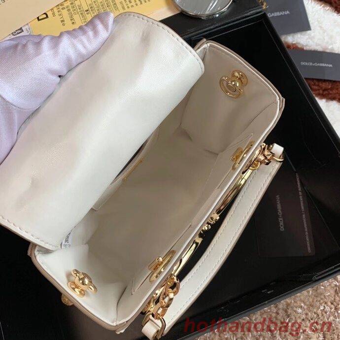 Dolce & Gabbana Origianl Leather Shoulder Bag 5158 white Dolce & Gabbana Origianl Leather Shoulder Bag 5158 white