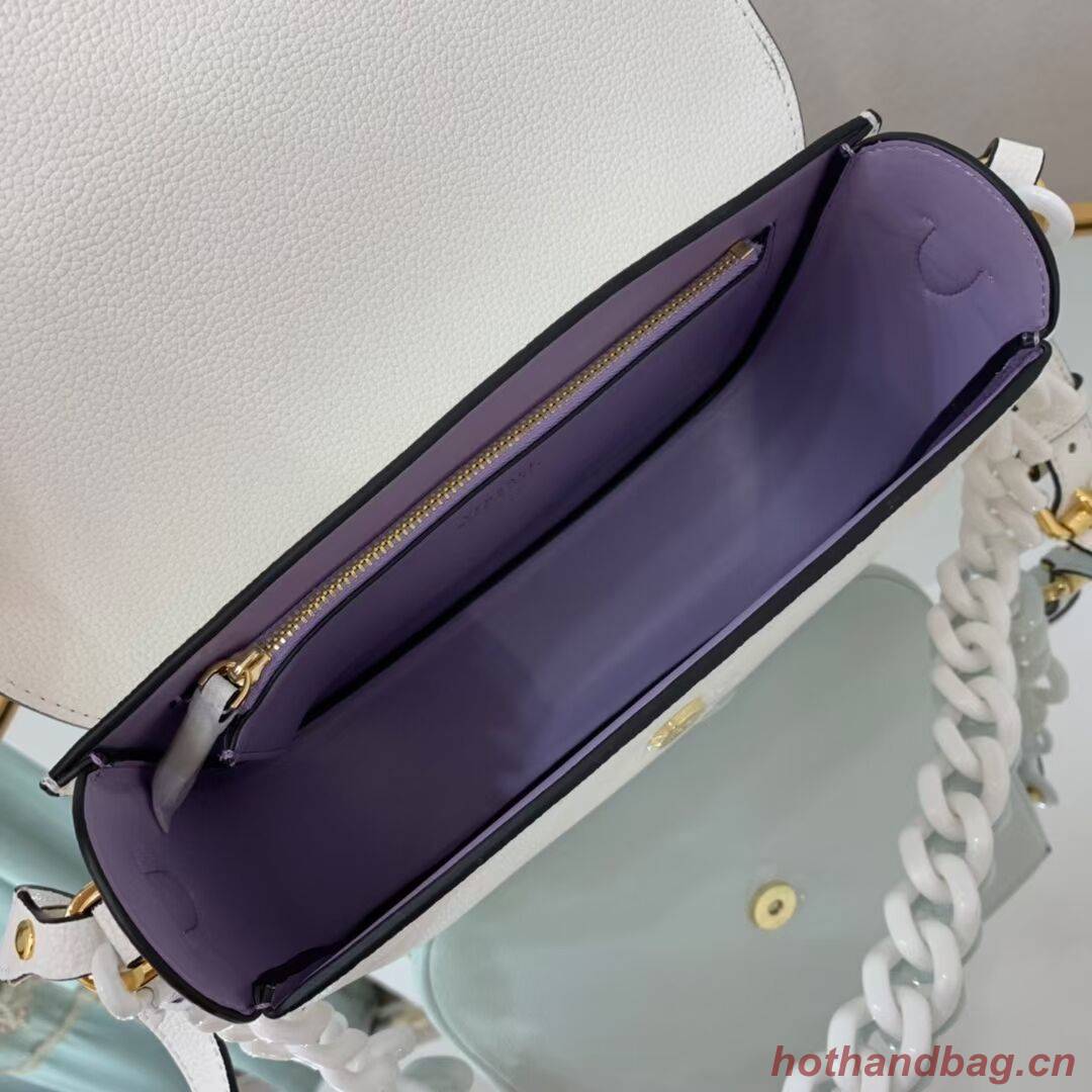 Versace Original medium Calfskin Leather Bag FS1067 white Versace Original medium Calfskin Leather Bag FS1067 white
