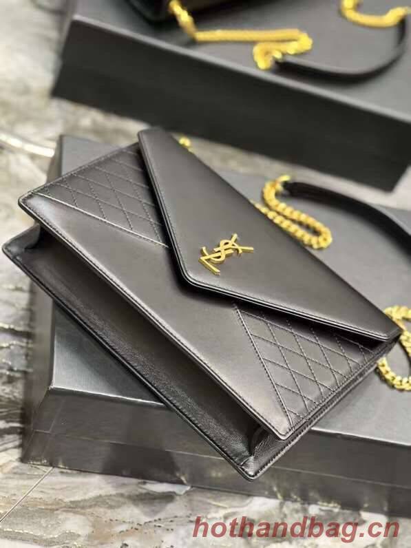 YSL GABY CHAIN BAG IN VINTAGE LAMBSKIN 668864 black YSL GABY CHAIN BAG IN VINTAGE LAMBSKIN 668864 black