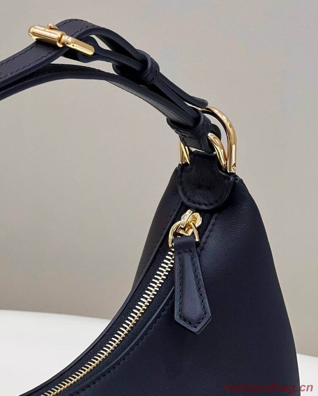 Fendi graphy Small black leather bag 8BR798 Fendi graphy Small black leather bag 8BR798