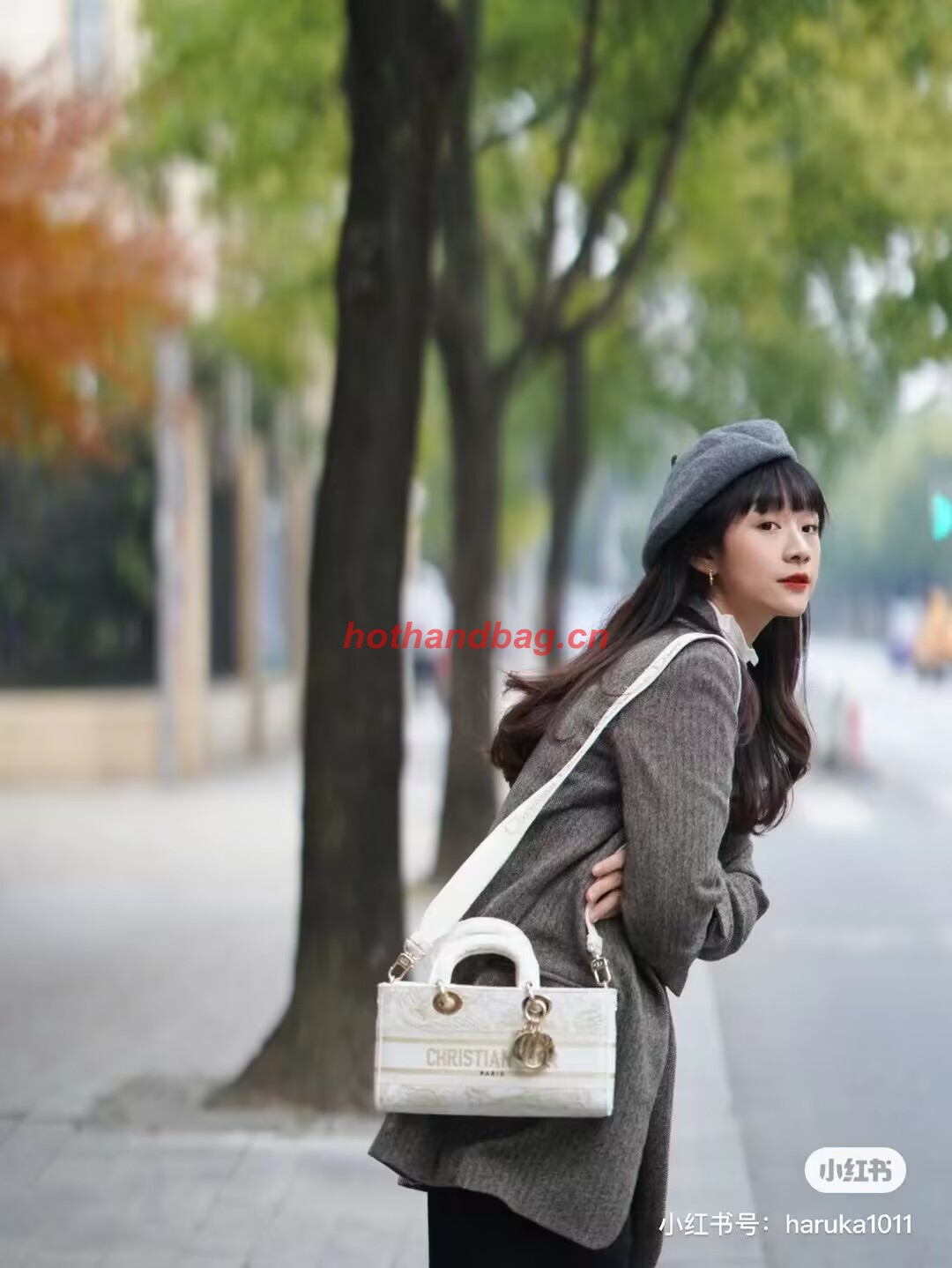 Dior MEDIUM LADY D-JOY BAG Multicolor Petites Fleurs Embroidery M0540OD Dior MEDIUM LADY D-JOY BAG Multicolor Petites Fleurs Embroidery M0540OD