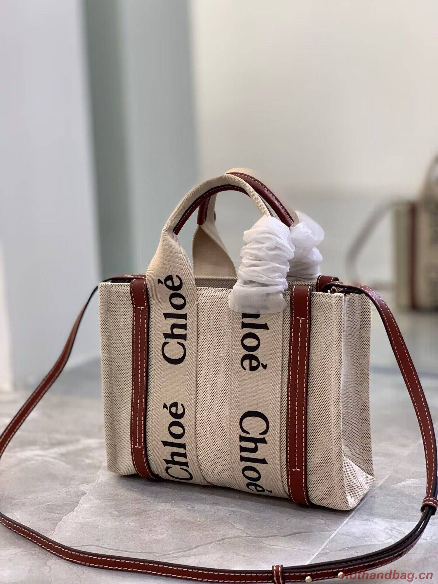 Chloe Cloth & leather 7576 Brown Chloe Cloth & leather 7576 Brown