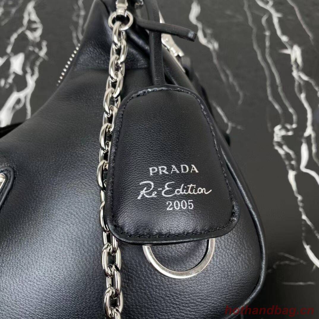 Prada Padded nappa-leather Prada Re-Edition 2005 shoulder bag 1BH204 black Prada Padded nappa-leather Prada Re-Edition 2005 shoulder bag 1BH204 black