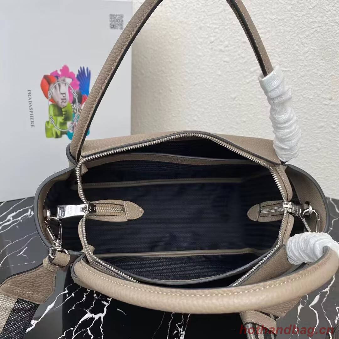 Prada Leather shoulder bag 1NC175 gray Prada Leather shoulder bag 1NC175 gray