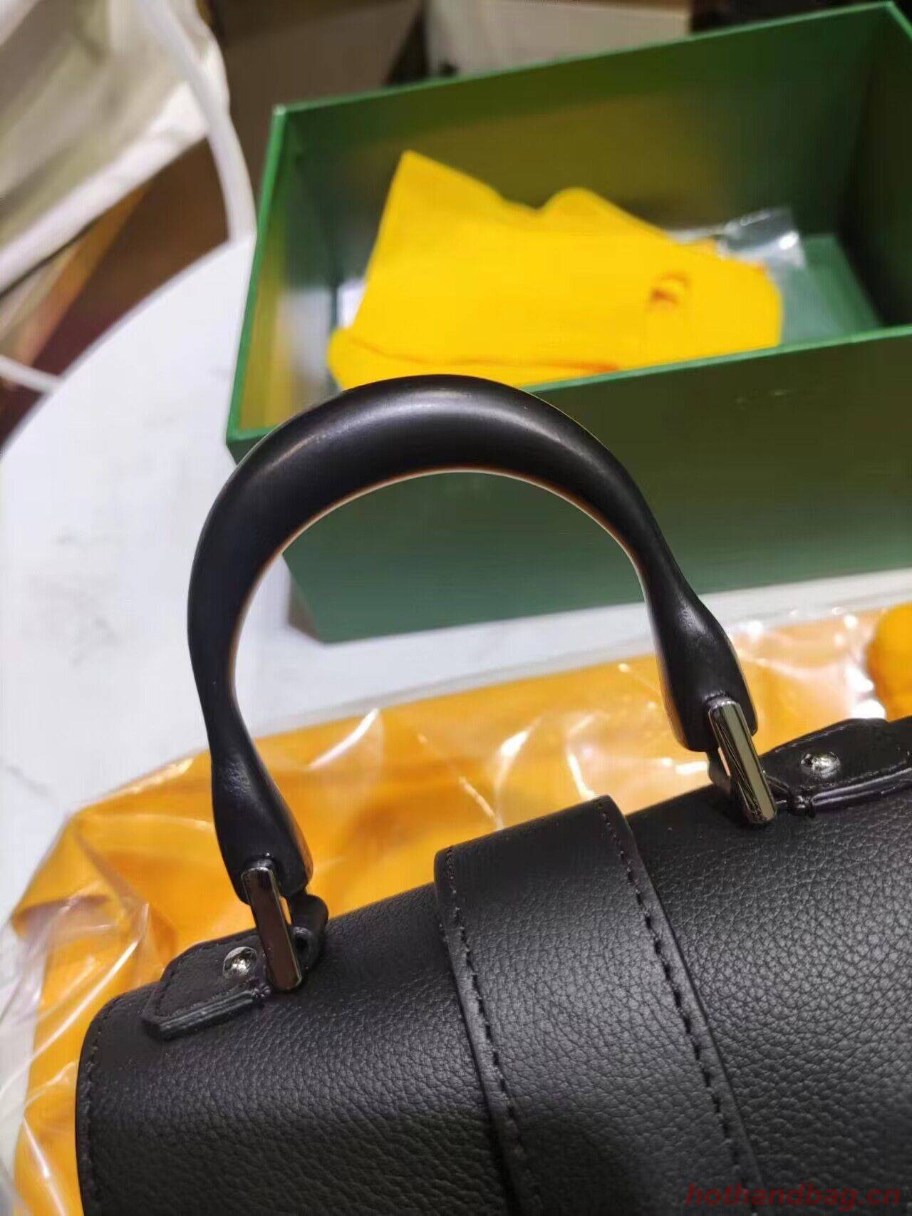 Goyard Nano Saigon Tote Bag Original Leather 55633 Black Goyard Nano Saigon Tote Bag Original Leather 55633 Black