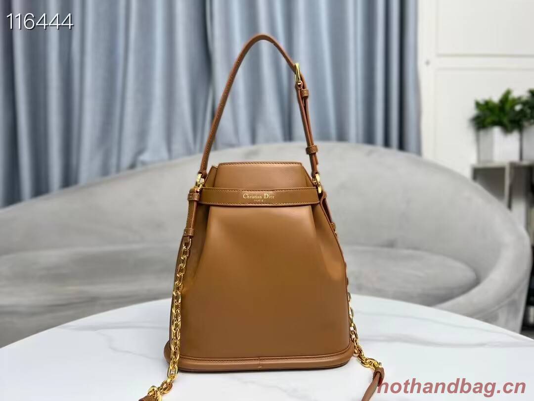 MEDIUM CEST DIOR BAG CD-Embossed Calfskin M2271UBHA brown MEDIUM CEST DIOR BAG CD-Embossed Calfskin M2271UBHA brown