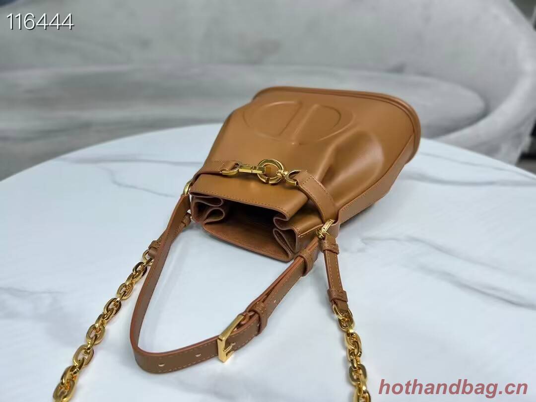 MEDIUM CEST DIOR BAG CD-Embossed Calfskin M2271UBHA brown MEDIUM CEST DIOR BAG CD-Embossed Calfskin M2271UBHA brown