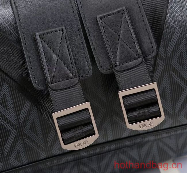 DIOR HIT THE ROAD BACKPACK Black CD Diamond Canvas and Smooth Calfskin 1ESBA021 DIOR HIT THE ROAD BACKPACK Black CD Diamond Canvas and Smooth Calfskin 1ESBA021