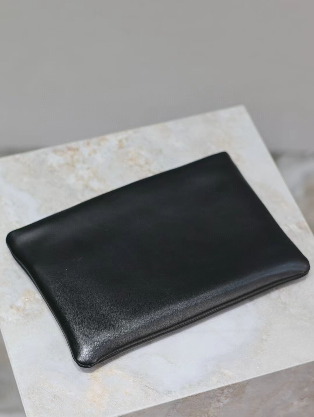 SAINT LAURENT CALYPSO SMALL POUCH IN LAMBSKIN 765025 black SAINT LAURENT CALYPSO SMALL POUCH IN LAMBSKIN 765025 black