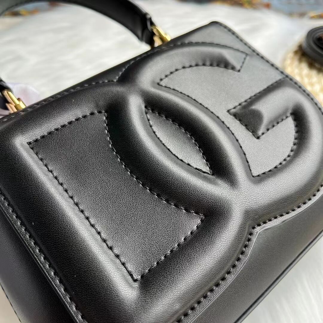 Dolce & Gabbana leather bag G6002 black Dolce & Gabbana leather bag G6002 black