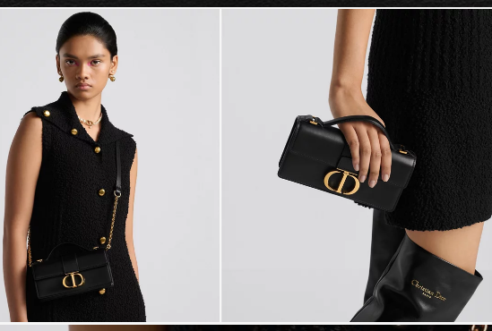 Dior Miss Montaigne Mini Bag Black Smooth Calfskin S2356UB Dior Miss Montaigne Mini Bag Black Smooth Calfskin S2356UB