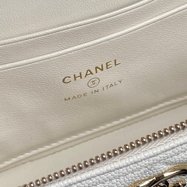 CHANEL LONG VANITY WITH CHAIN AP4407 white