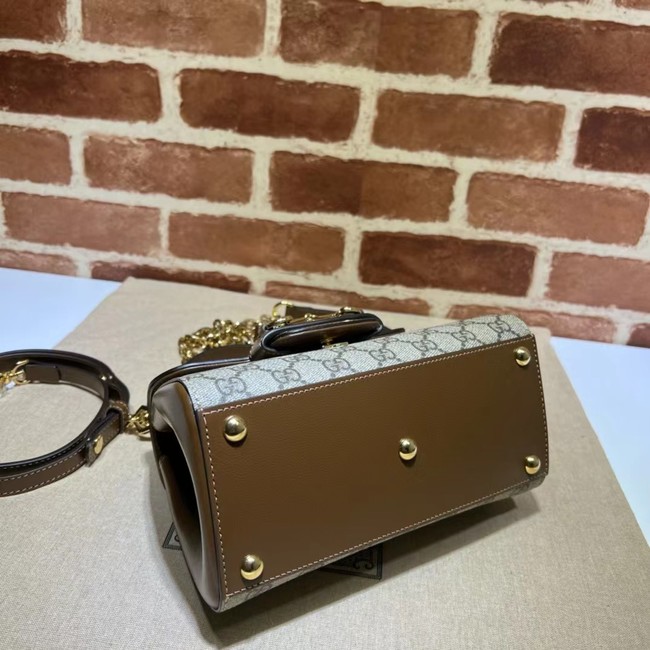 GUCCI HORSEBIT 1955 MINI BAG 703848 BROWN