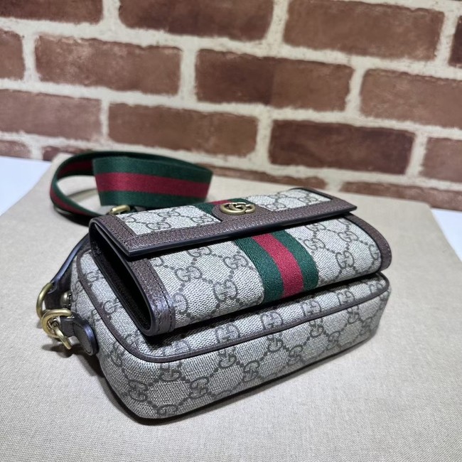 GUCCI OPHIDIA MINI BAG 746308 Brown