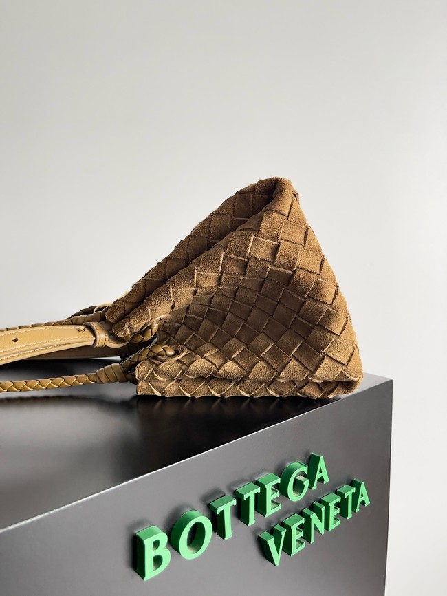 Bottega Veneta Suede Small Parachute 796569 brown