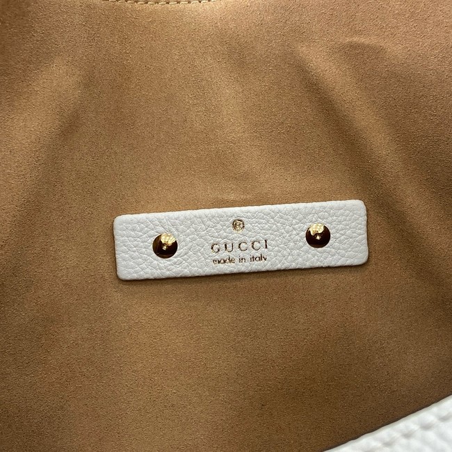 GUCCI SOFTBIT MAXI SHOULDER BAG 837466 white