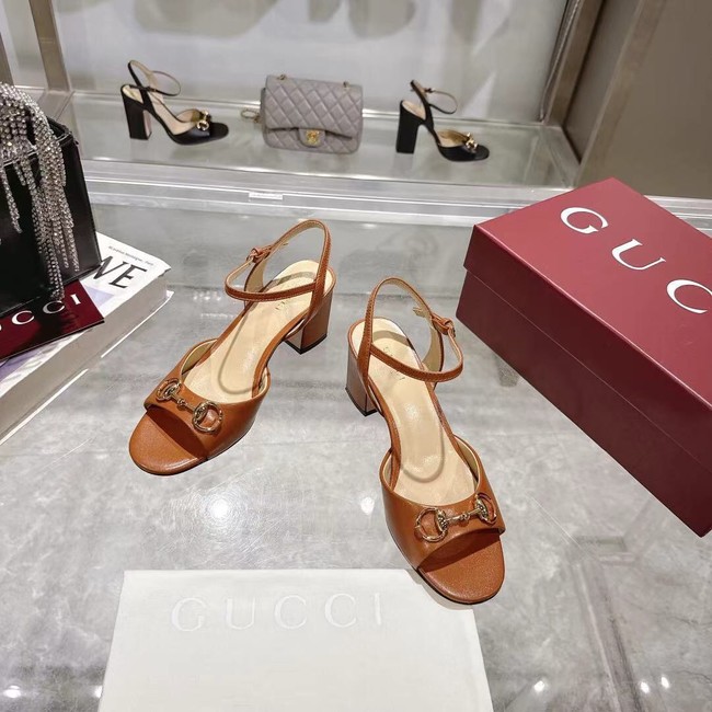 Gucci WOMENS HORSEBIT SANDAL 44938-4