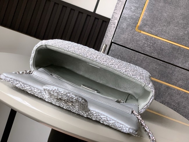Chanel Classic Wallet On Chain AS5279 Silver