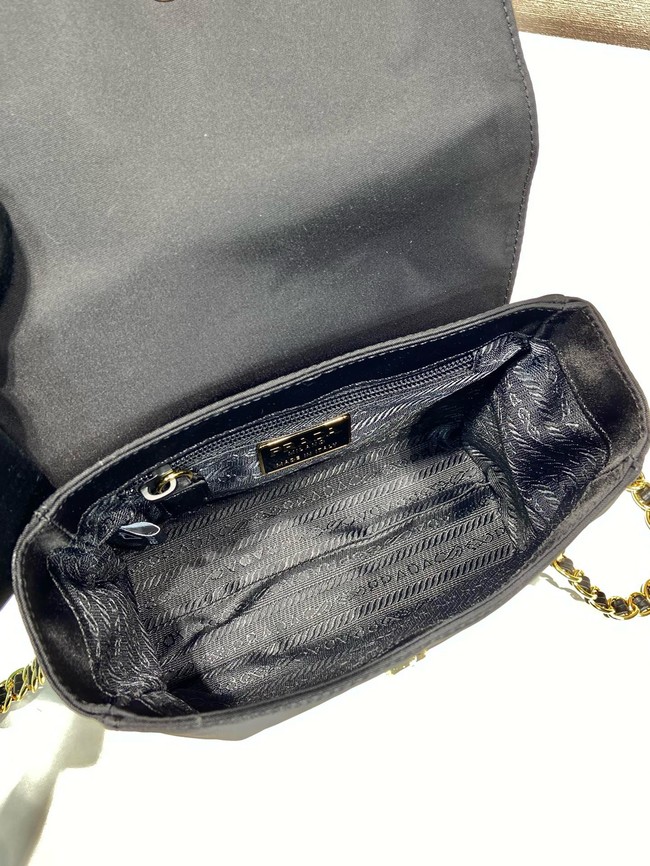 Prada Re-Edition nylon shoulder bag 1BD0648 black