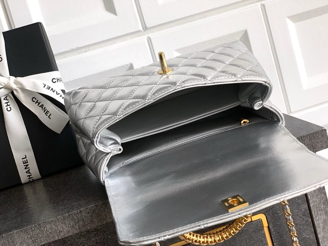Chanel LARGE FLAP BAG WITH TOP HANDLE 92991-19