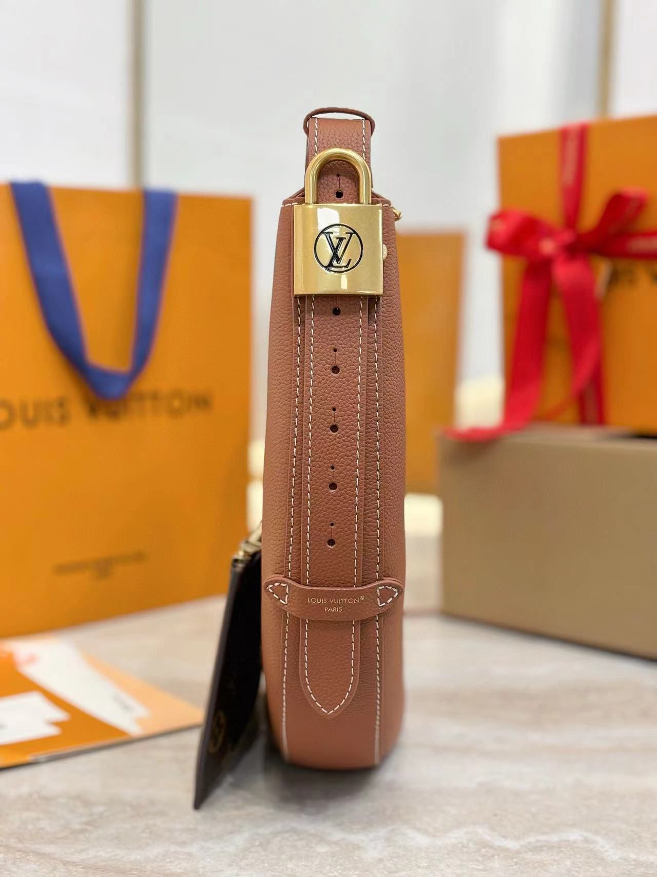 Louis Vuitton Low Key Cookie MM M14642 Brown Louis Vuitton Low Key Cookie MM M14642 Brown