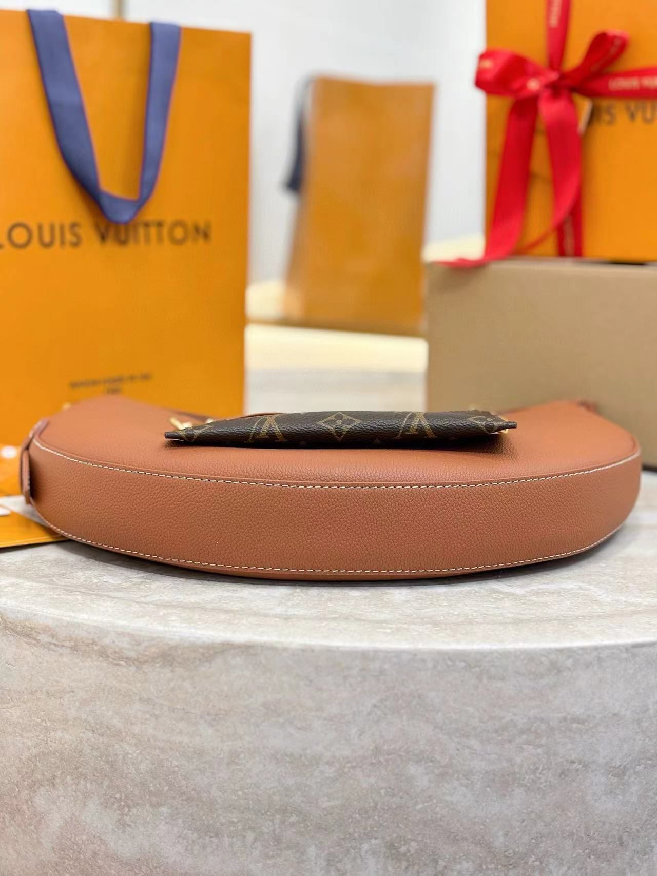 Louis Vuitton Low Key Cookie MM M14642 Brown Louis Vuitton Low Key Cookie MM M14642 Brown