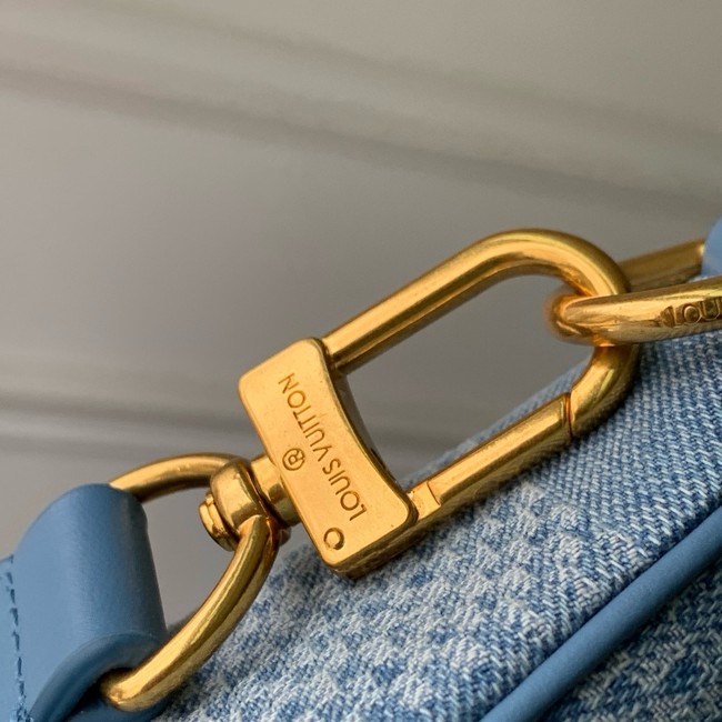 Louis Vuitton Pochette Accessories XL N00204 Denim Blue