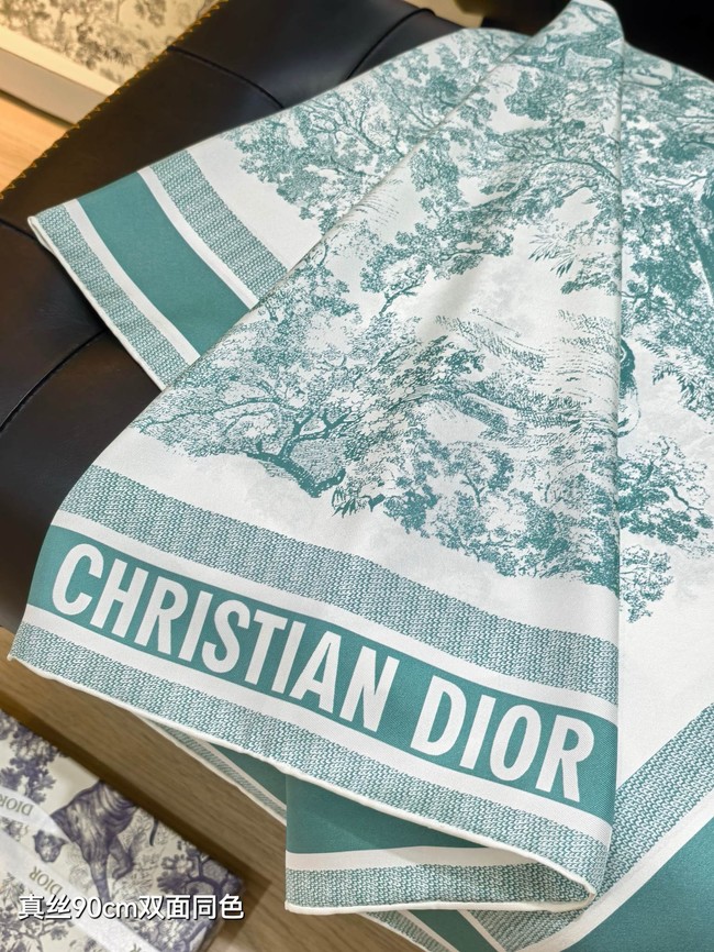 Dior 90 Square Scarf Silk Twill KY148