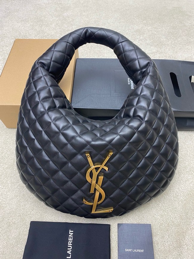 Yves Saint Laurent ICARE hobo in quilted nappa 858160 black  