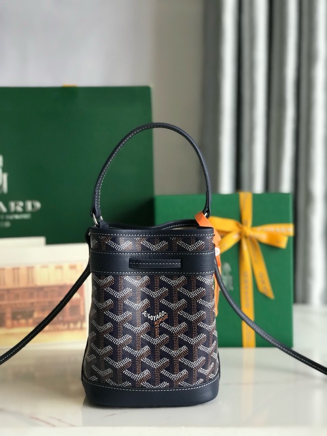 Goyard petit flot drawstring Bag MINI 20251 dark blue