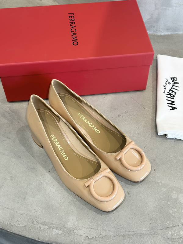 Ferragamo Shoes FMS00088 Heel 4CM