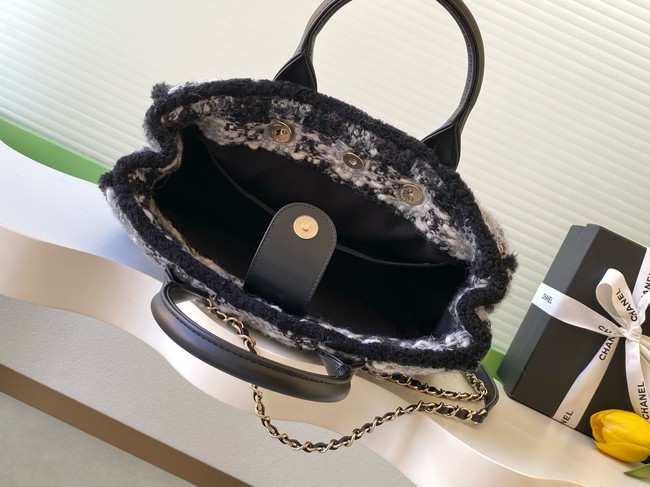 CHANEL Shopping Bag AS5688 Black & Grey