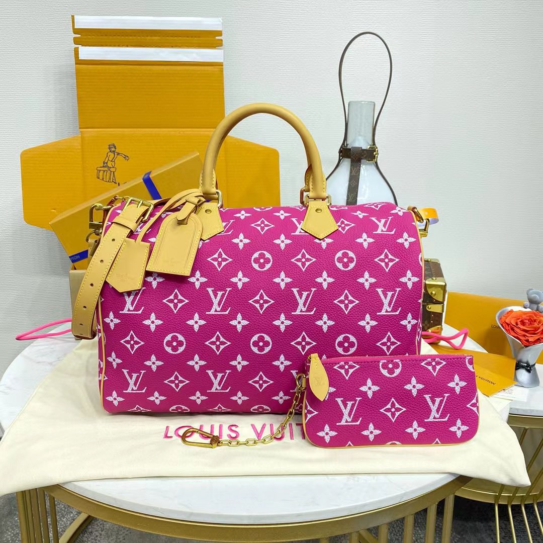 Louis Vuitton Speedy P9 Bandouliere 40 M11564 Pink-Purple