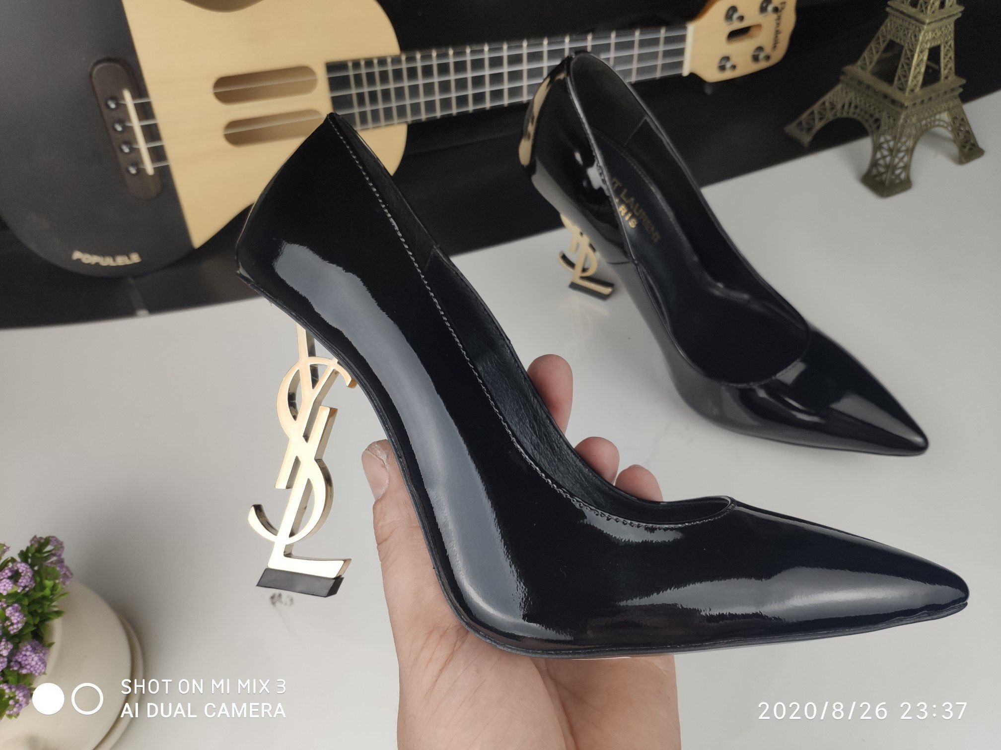 Yves Saint Laurent Shoes YSL 11CM Heel YSL6320 Black