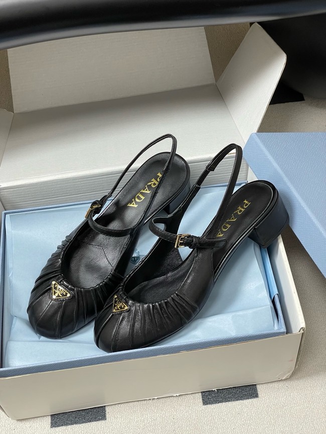PRADA leather slingback Sandals 21056-1