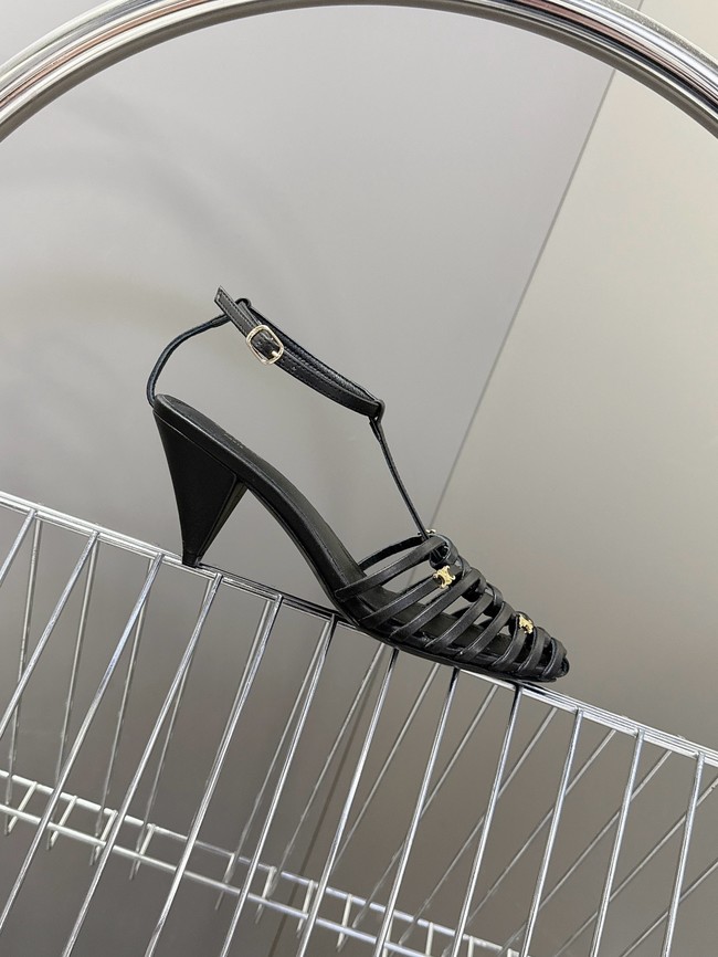 CELINE CAGE HEELED SANDAL IN GOATSKIN 36633-3